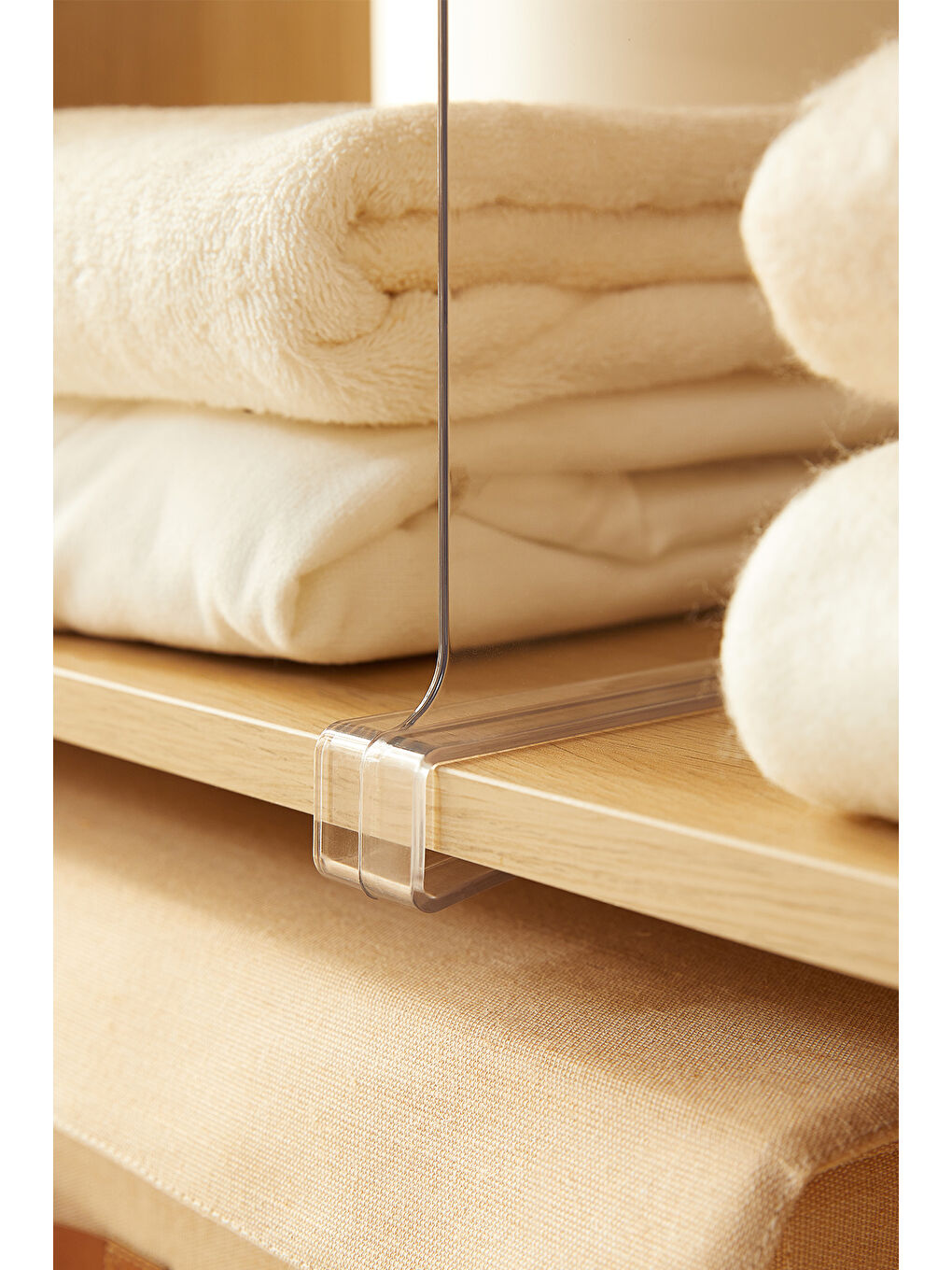 Renksiz 6'lı Şeffaf Akrilik Çanta Raf Düzenleyici 20 x 30 x 0.29 cm-3