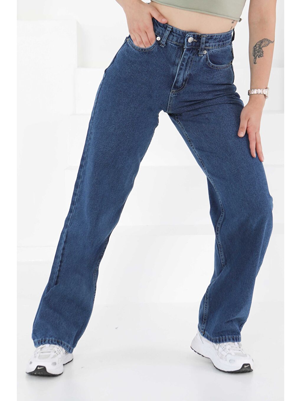 palazzo Pantolon Mavi - 27298-3