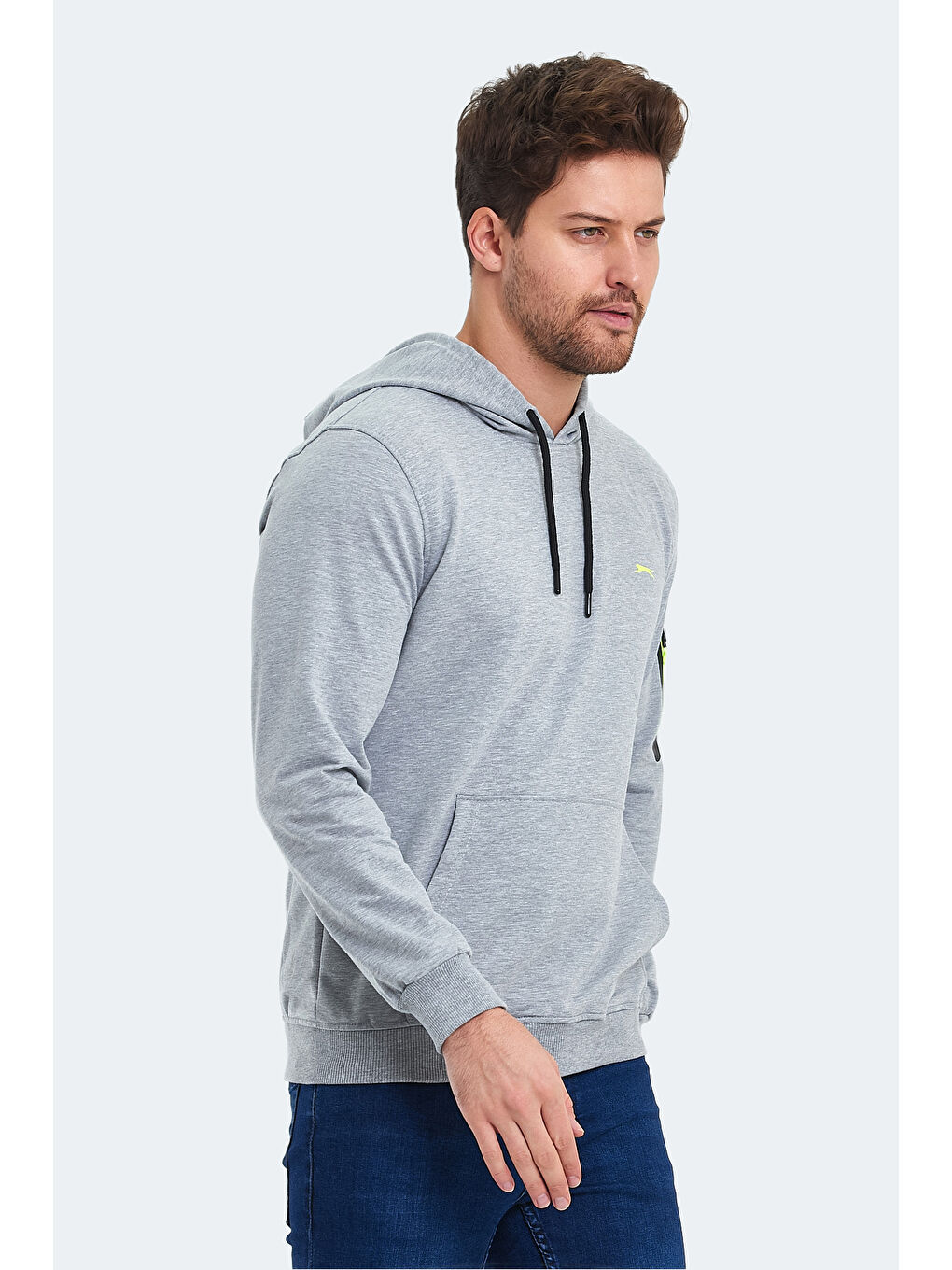 SLAZENGER OZZY Erkek Sweatshirt Gri - 2