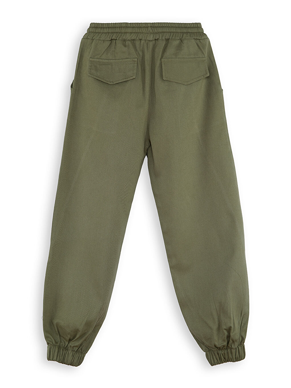 Erkek Çocuk Dikişli Haki Gabardin Pantolon-3