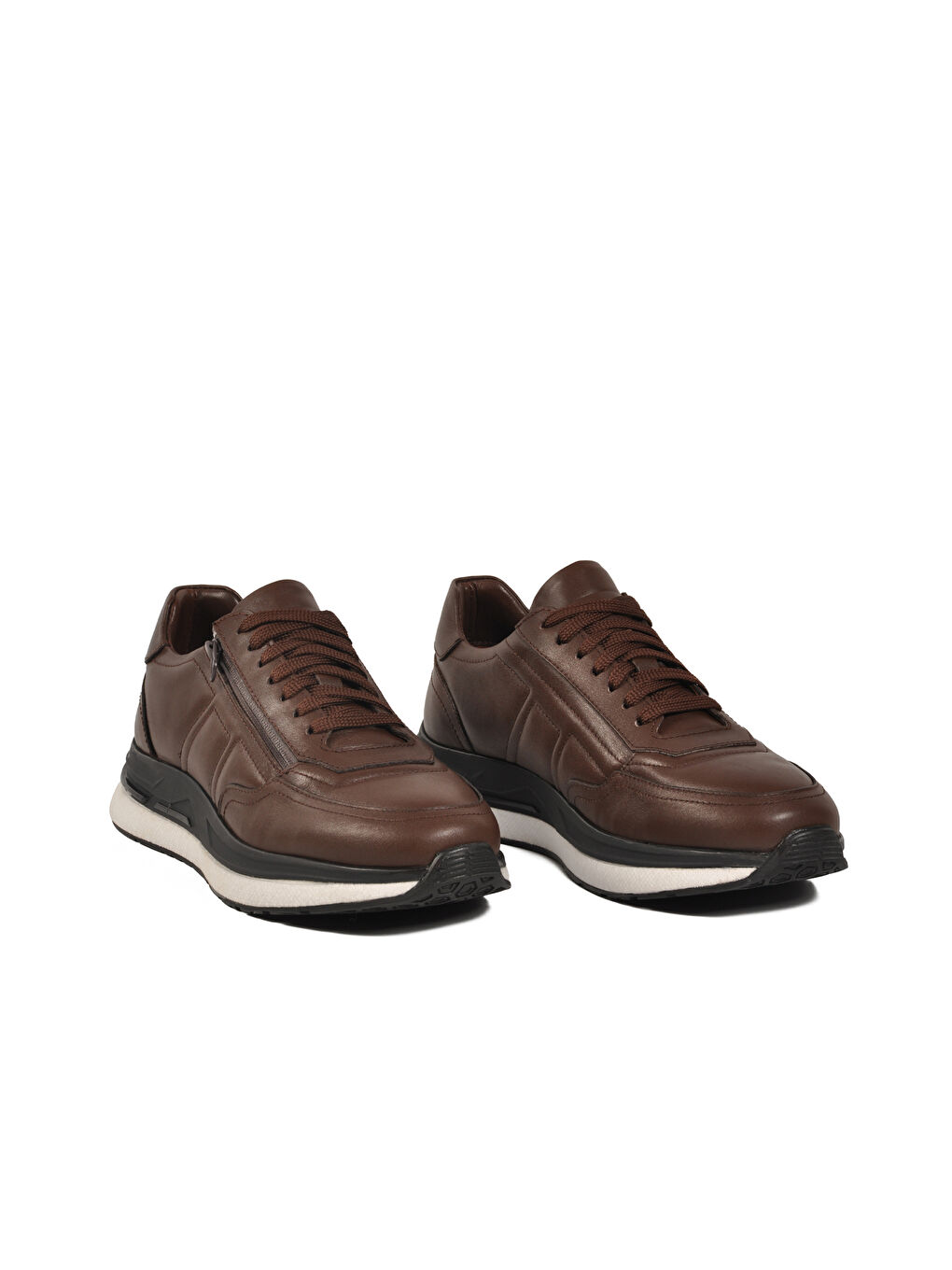 Kahverengi Kahve Hakiki Deri Erkek Casual Ayakkabı 6141200 M-2