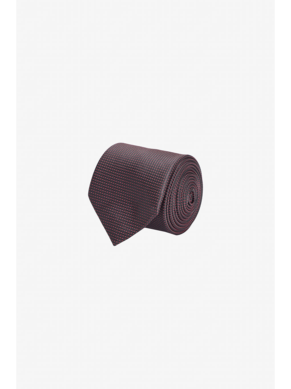 Erkek Siyah-Bordo Desenli Kravat