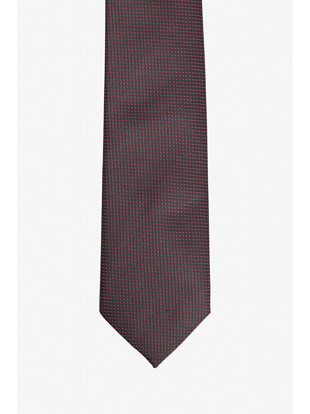 Erkek Siyah-Bordo Desenli Kravat-1