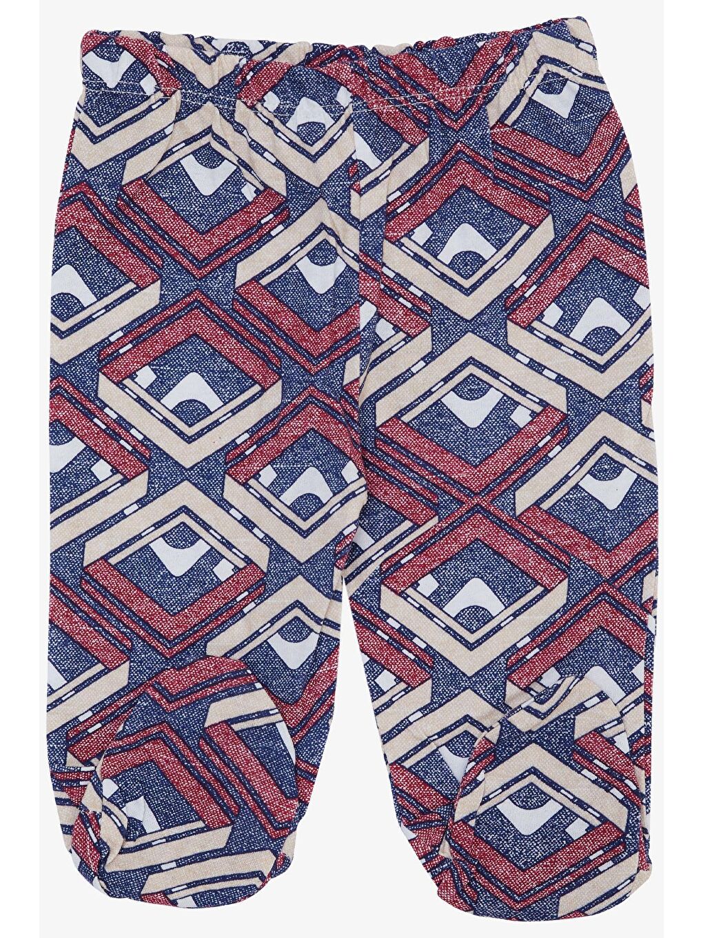 Erkek Bebek Patikli Alt Desenli Karışık Renk (6 Ay)