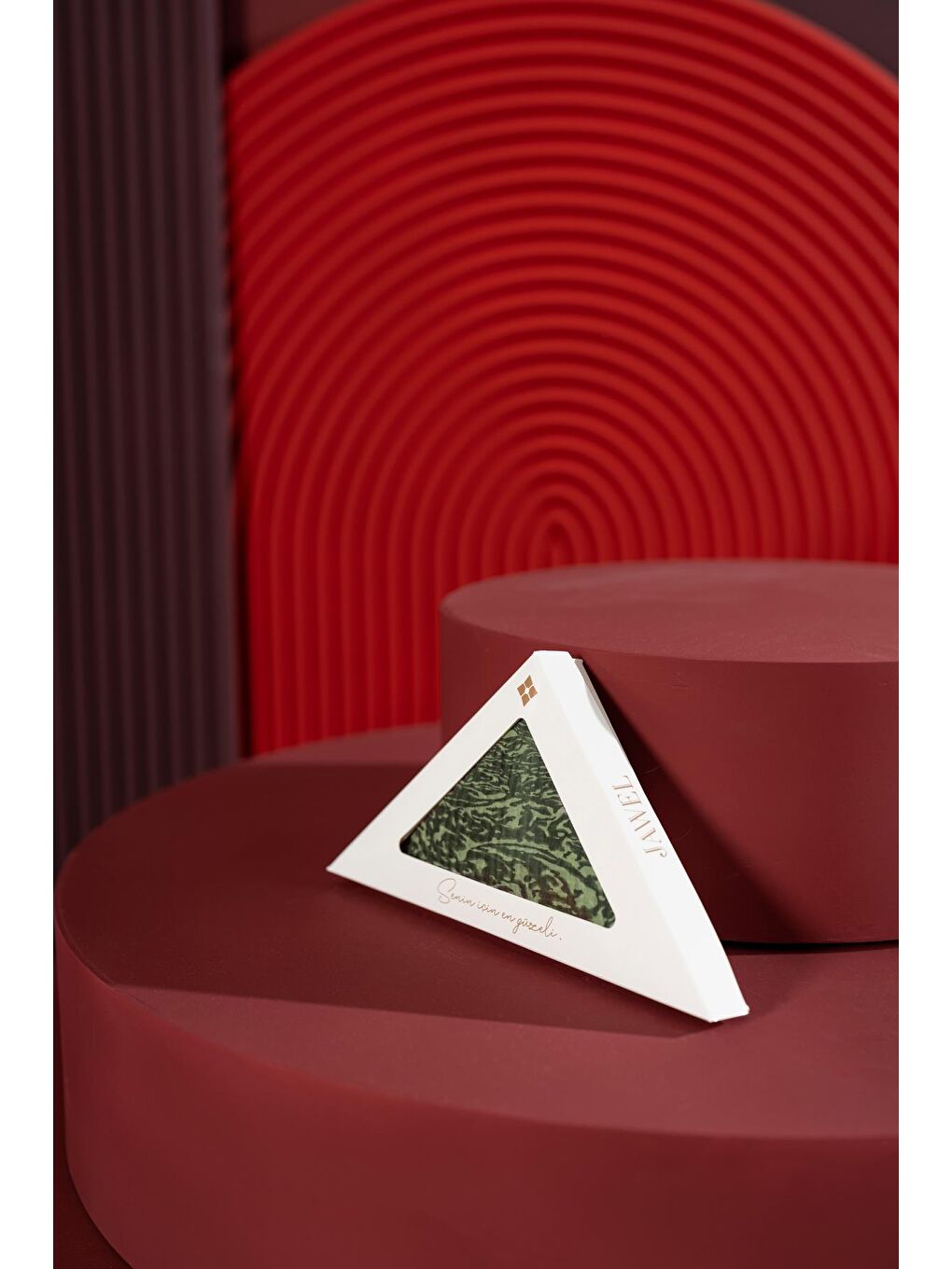 Haki Kadın Tyana Müslin Şal-2