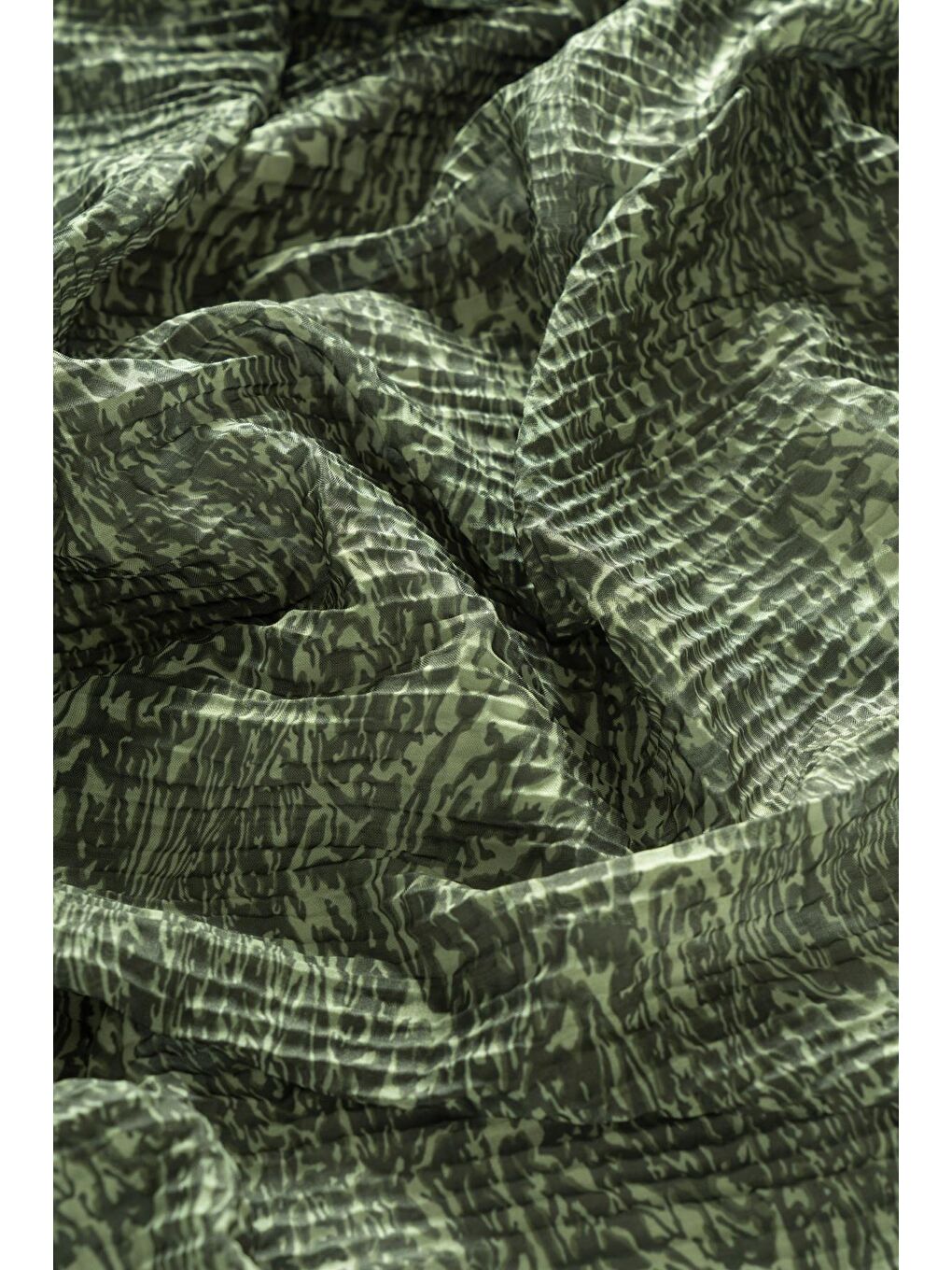 Haki Kadın Tyana Müslin Şal-3