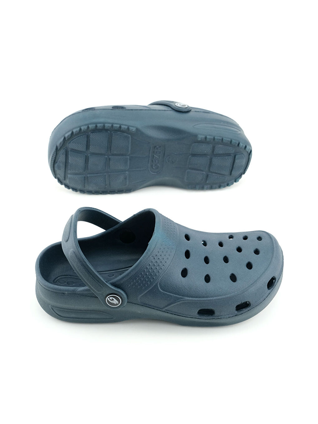 Lacivert Kadın Yazlık Eva Ev Banyo Bahçe Havuz Rahat Taban Sabo Terlik-4