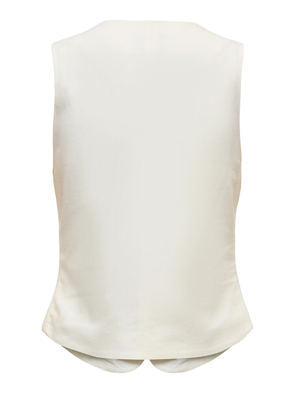 Ekru Onlgoa Regular Fit Bisiklet Yaka Düğmeli Yelek 15363724-5