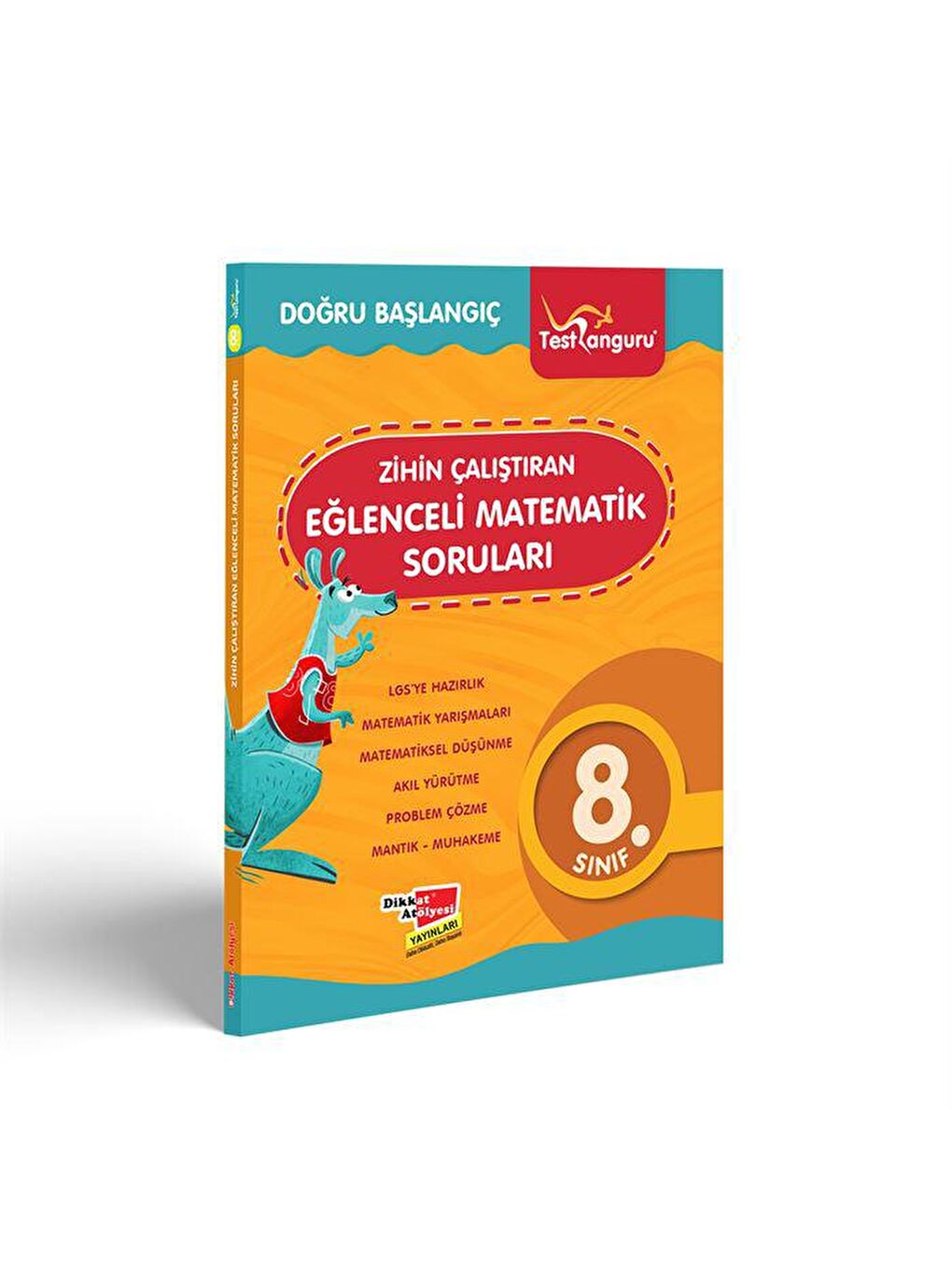 Dikkat Atölyesi Yayınları Karışık 8.Sınıf Zihin Çalıştıran Eğlenceli Kanguru Matematik Soruları