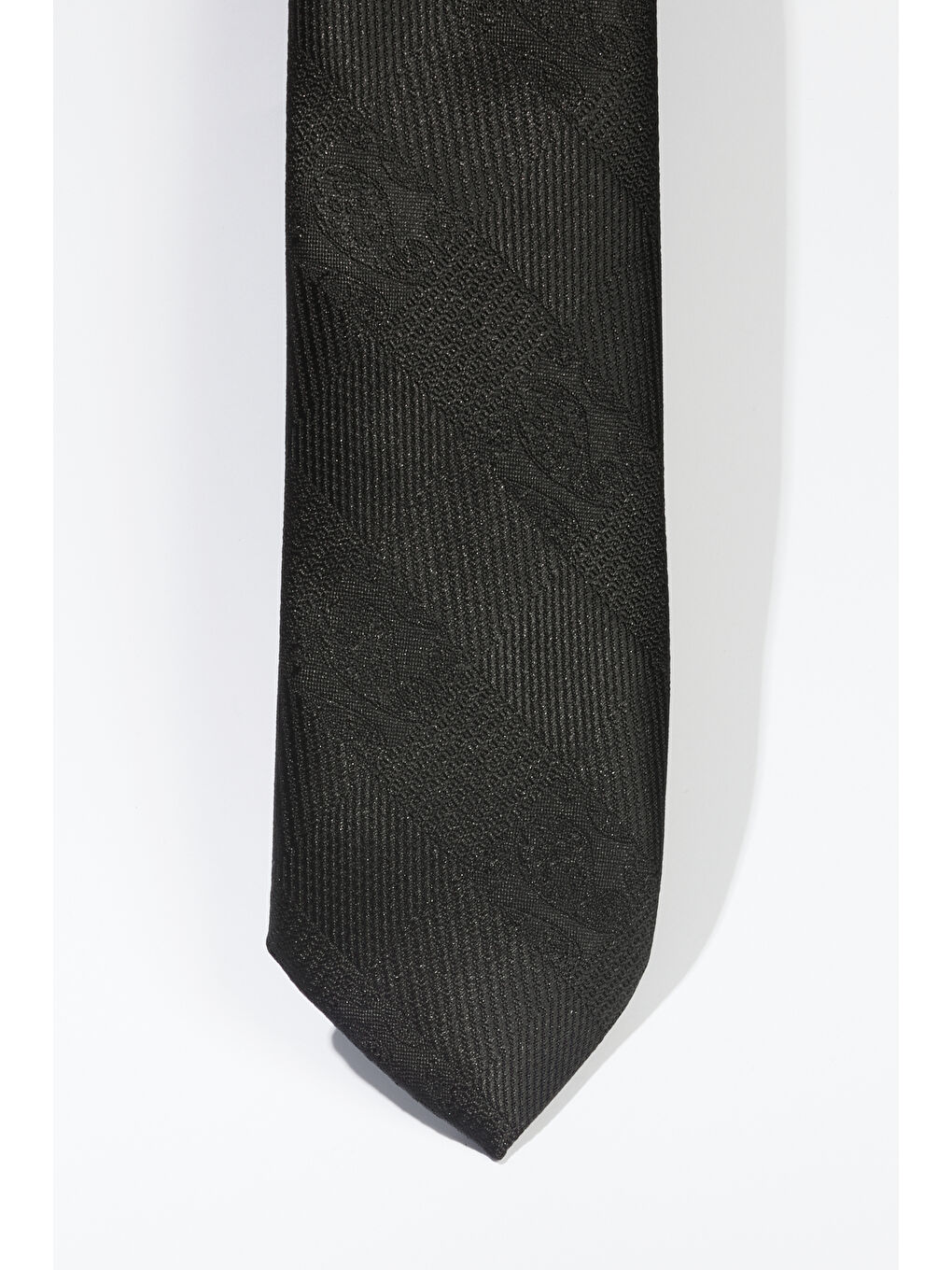 Erkek Siyah Desenli Kravat-1