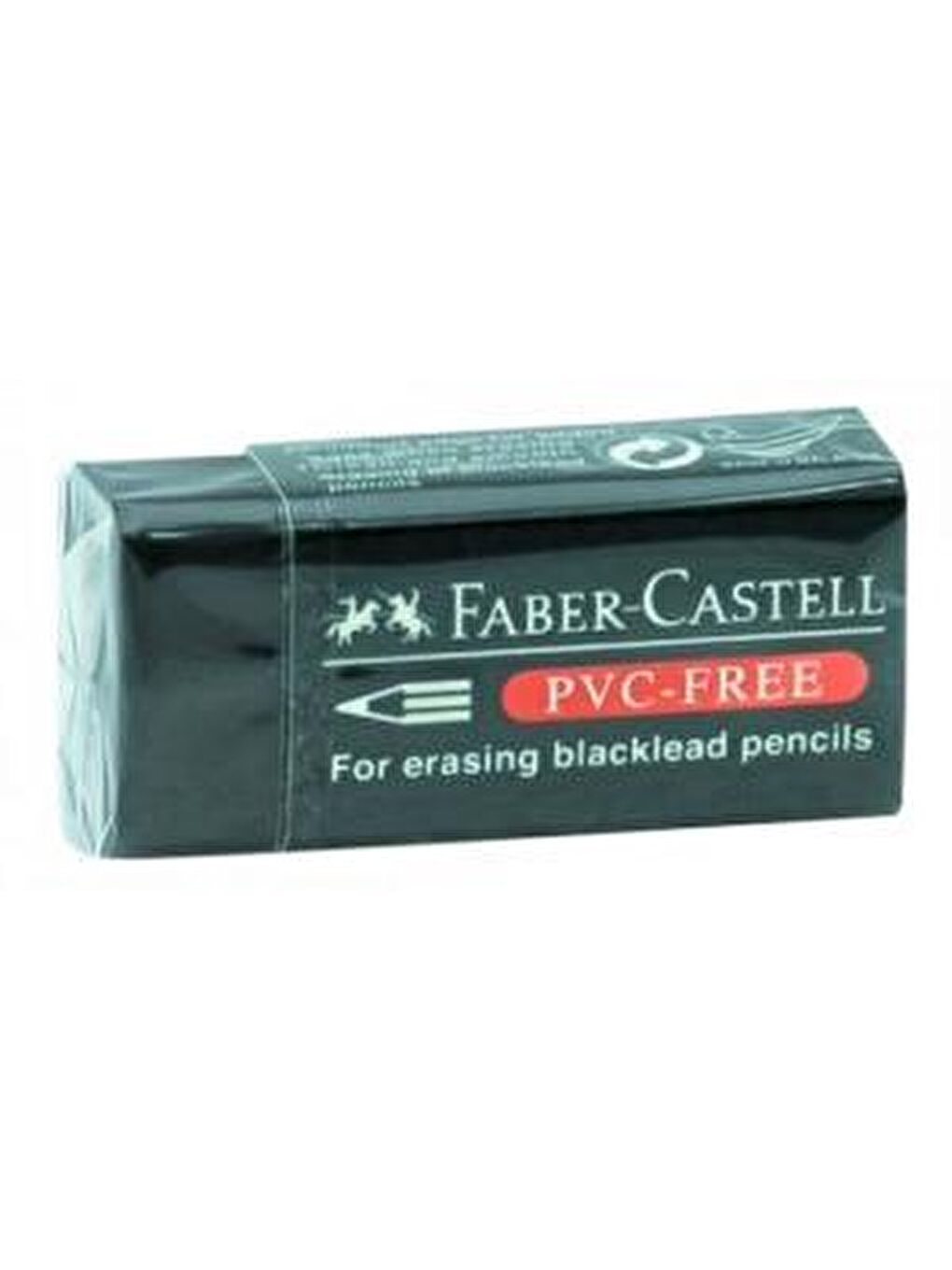 FABER CASTELL Küçük Boy Pvc Free SİYAH Silgi No:30 ( 3 Adet ) - 1