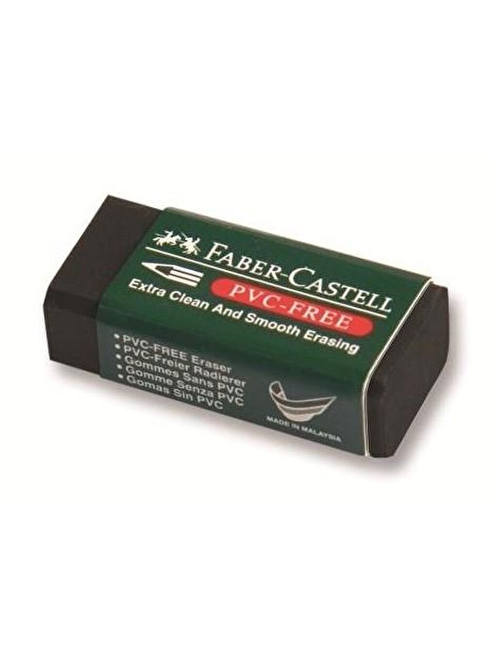 FABER CASTELL Küçük Boy Pvc Free SİYAH Silgi No:30 ( 3 Adet ) - 2