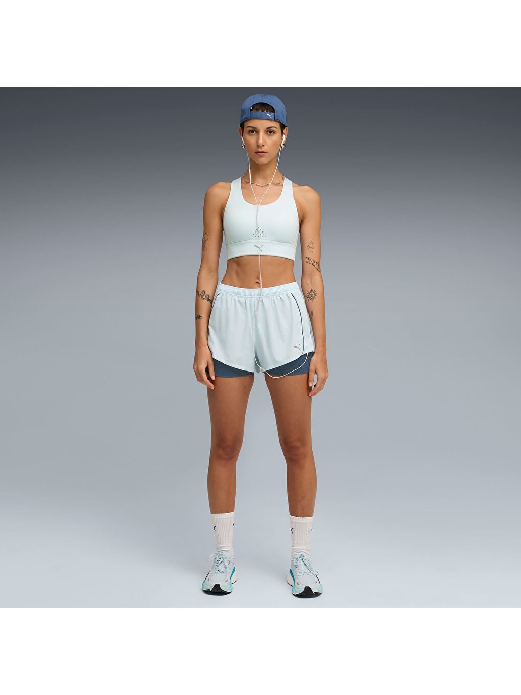 Mavi PWRbreathe RUN Spor Sütyeni-1