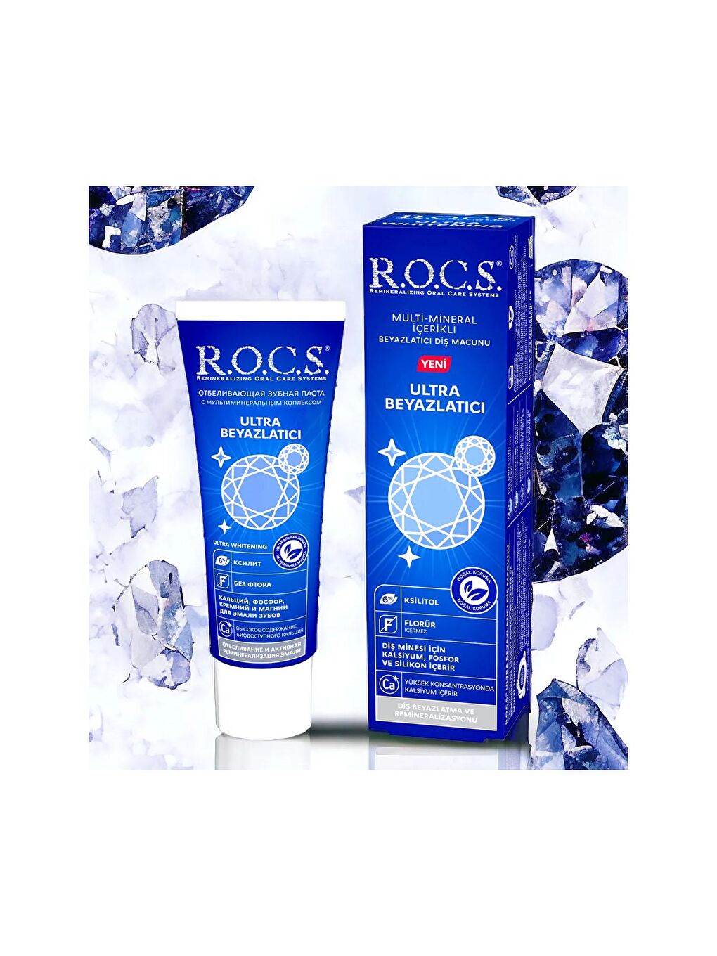 Rocs Karışık Ultra Whitening Ekstra Beyazlatıcı Diş Macunu