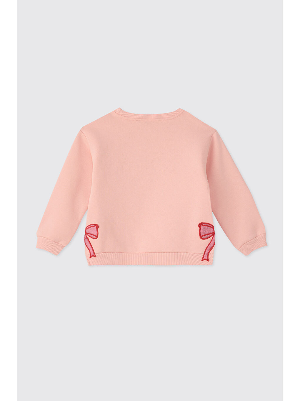 Pembe Kız Bebek Pudra Sweatshirt-1