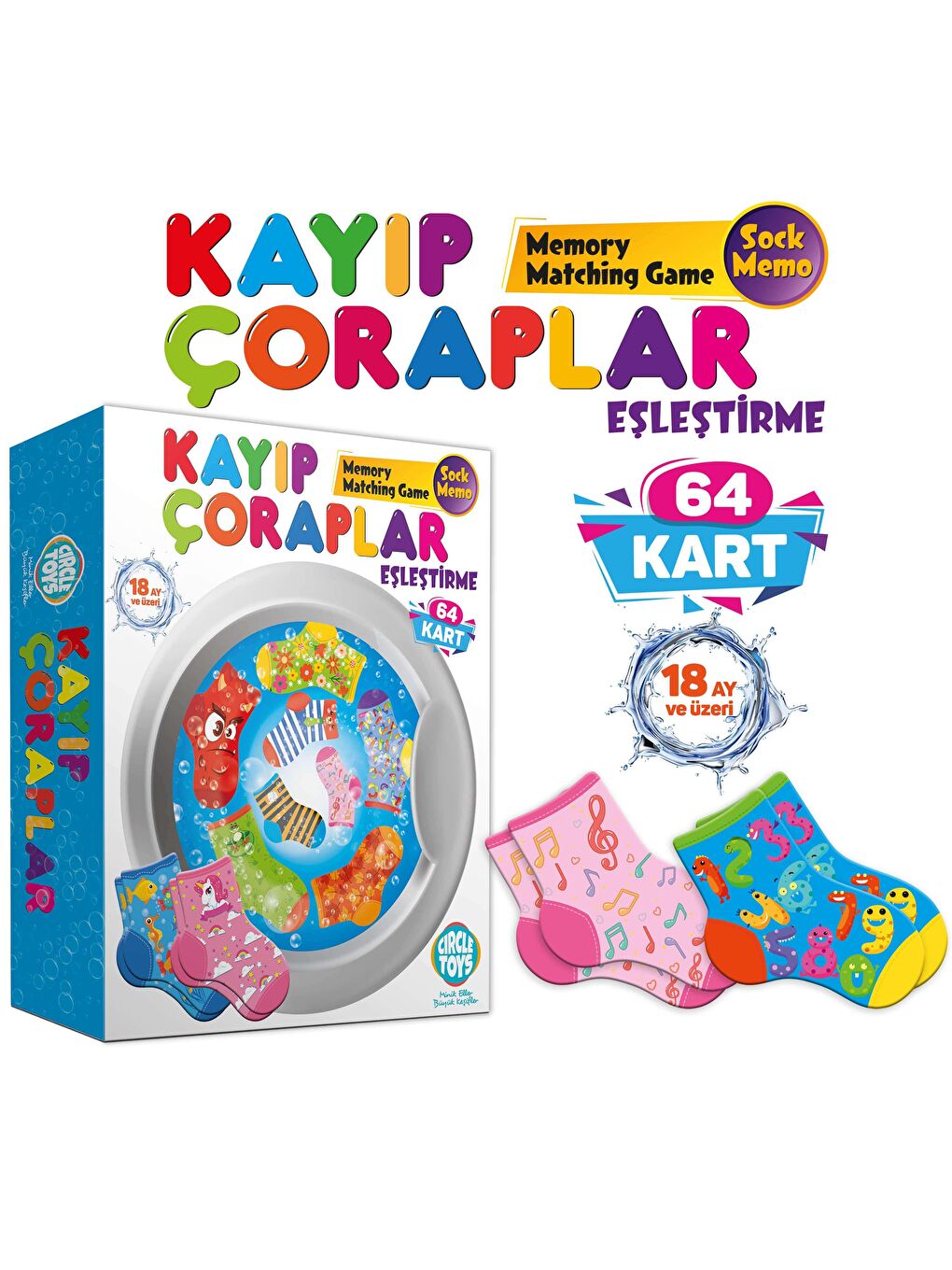 Circle Toys Karışık Kayıp Çoraplar - 3