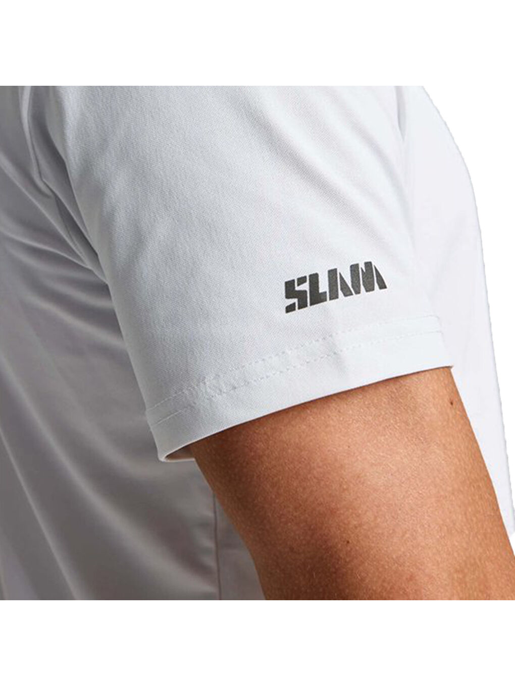 Tech Pique Erkek Beyaz Tişört-2