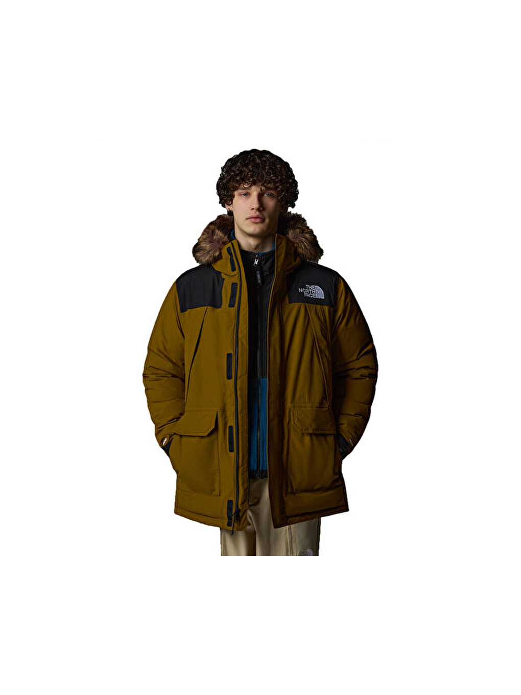M Mcmurdo Parka Erkek Outdoor Montu Nf0a5gjf5ho1 Haki