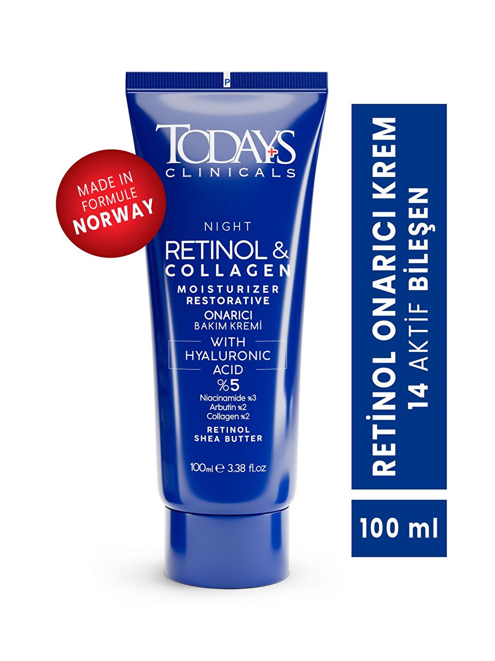 Todays Clinicals Şeffaf Retinol Onarıcı Krem 100 ml