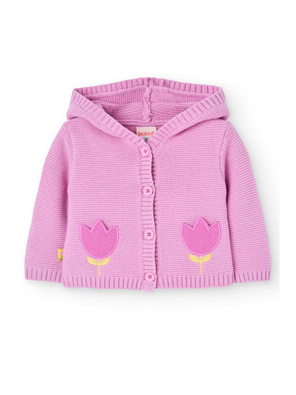 Lila Kız Bebek Hırka