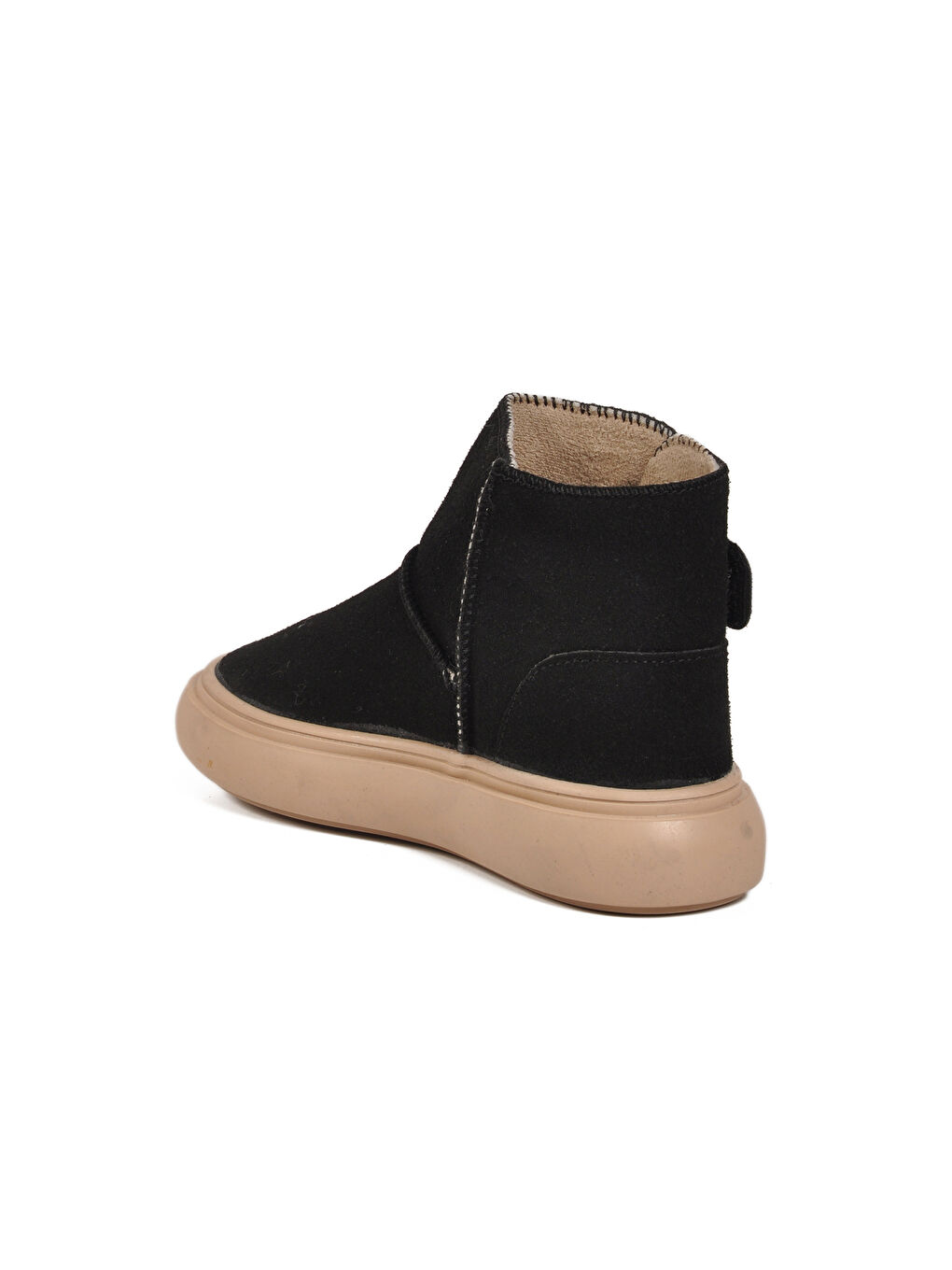 Siyah Süet Cırtlı Unisex Çocuk Bot 823760 P-3