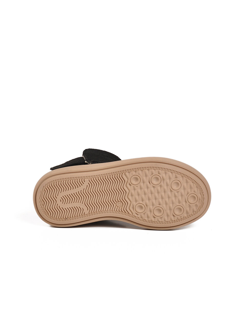 Siyah Süet Cırtlı Unisex Çocuk Bot 823760 P-4