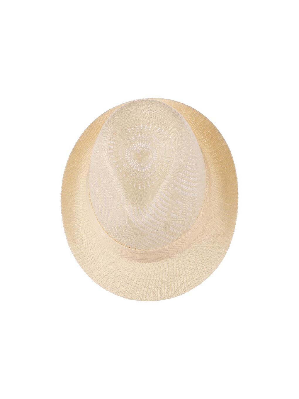 Bej Erkek Merserize Fötr Şapka T25750-04 Vizon-2