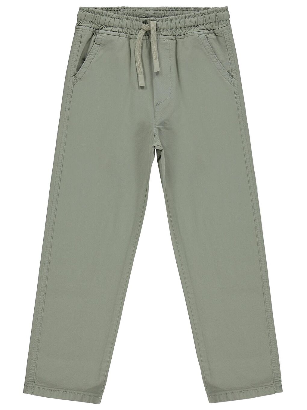 Boys Beli Lastikli 10-13 Yaş Pantolon - Gri