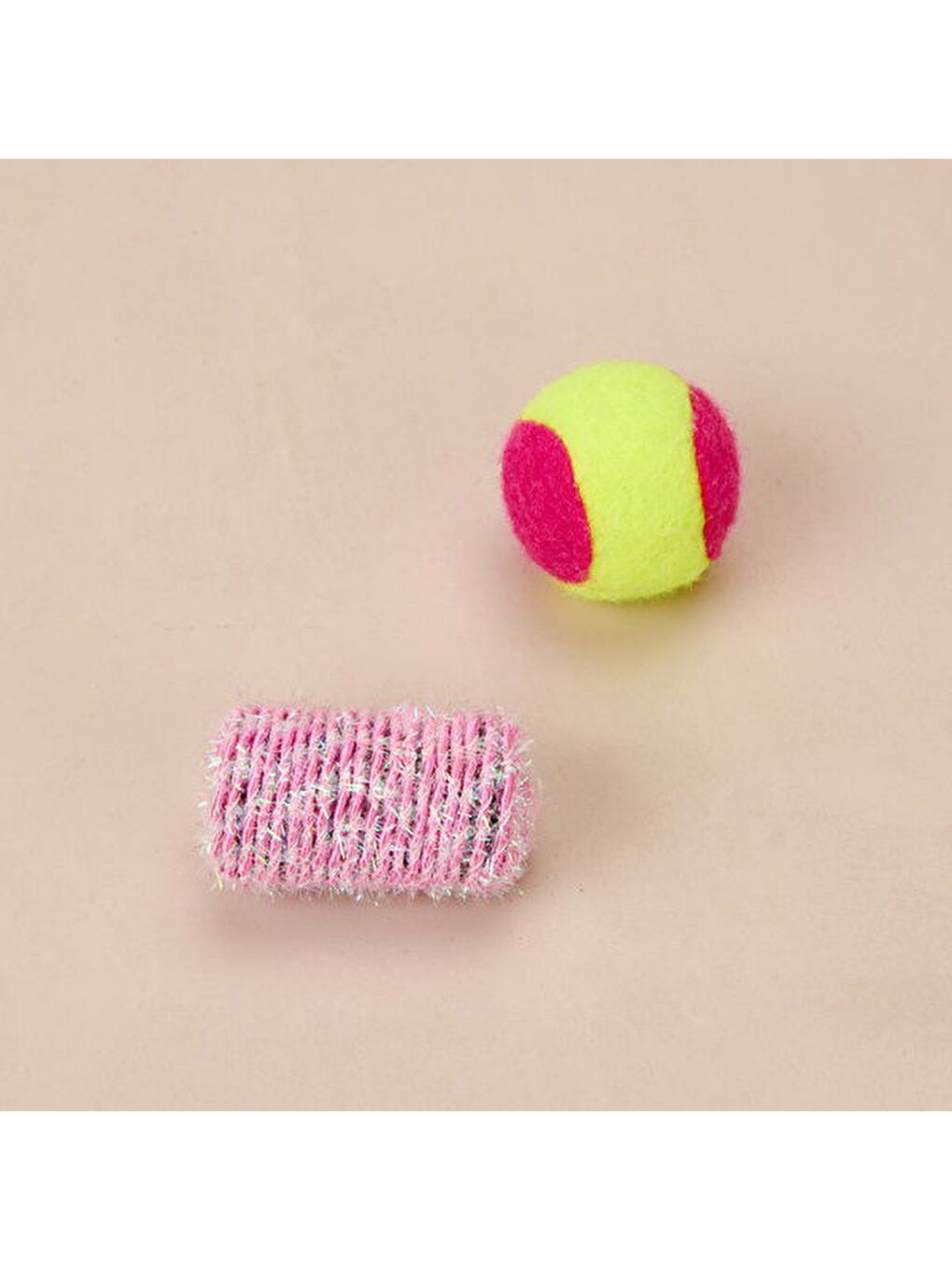 6'lı Kedi Oyuncağı - Renkli-1