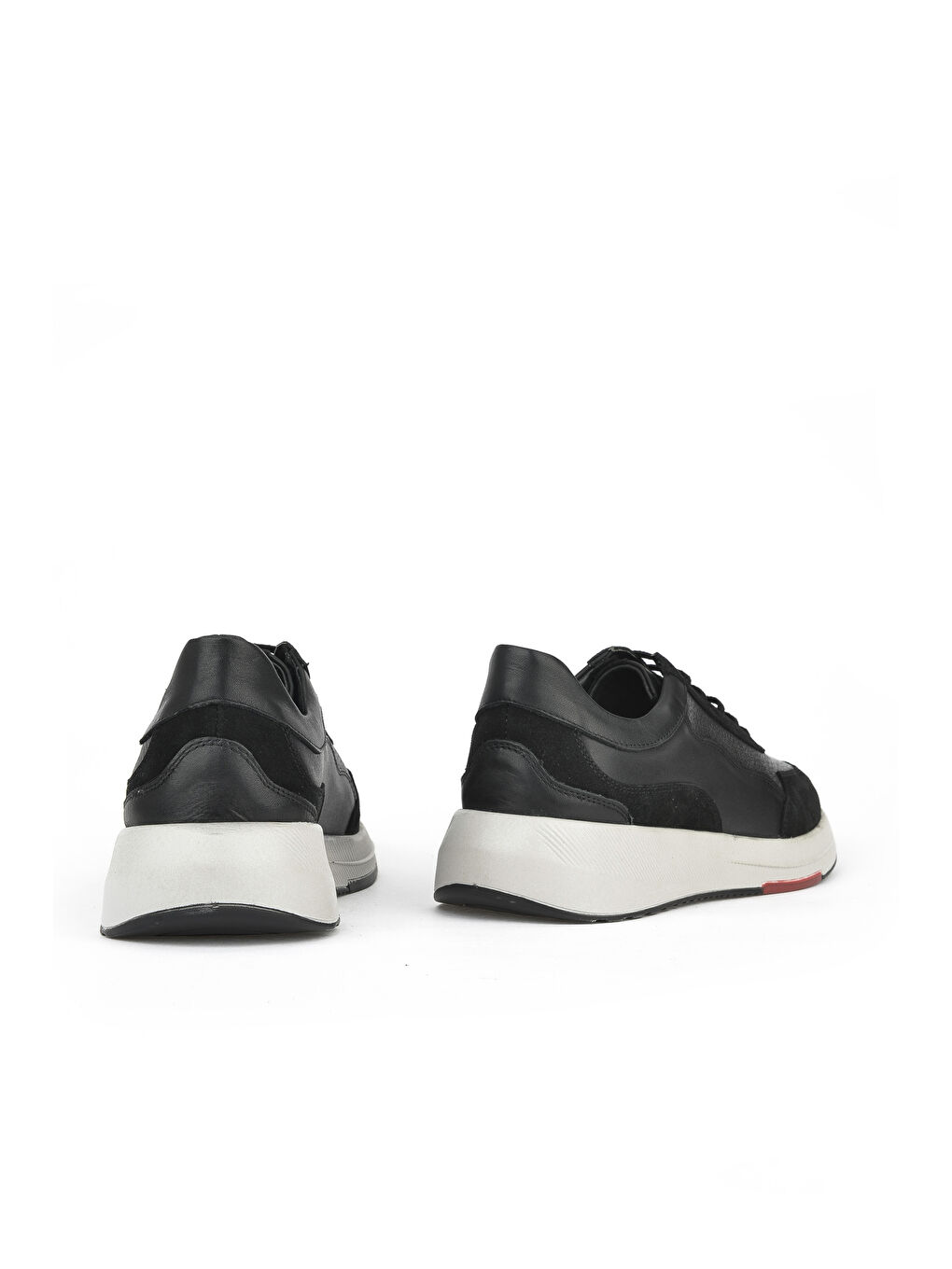 Erkek Hakiki Deri Sneaker 151423Z520 Siyah-2