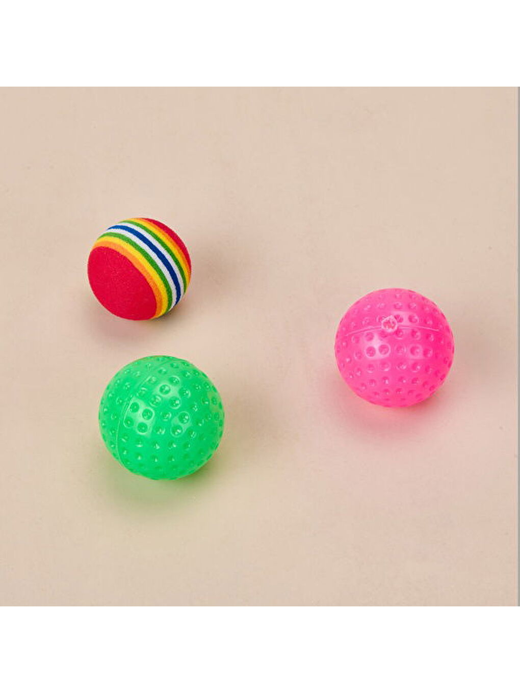 6'lı Kedi Oyuncağı - Renkli-2