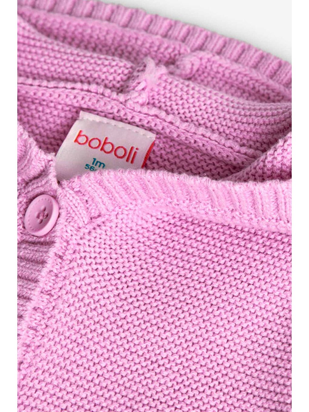 Lila Kız Bebek Hırka-2