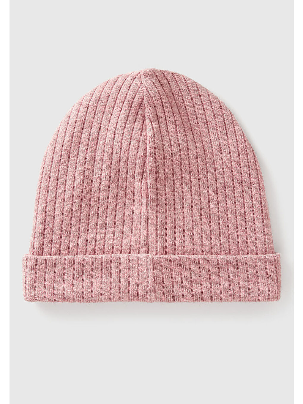 Kız Çocuk Pembe 3D İşlemeli Astarlı Nervürlü Bere-1