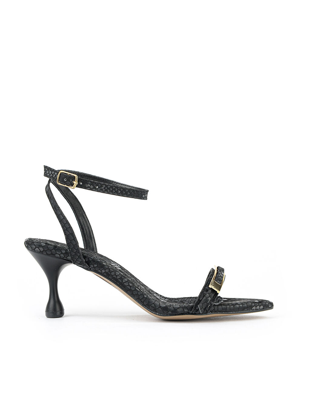 Kadın Topuklu Ayakkabı 161996Z607 Siyah