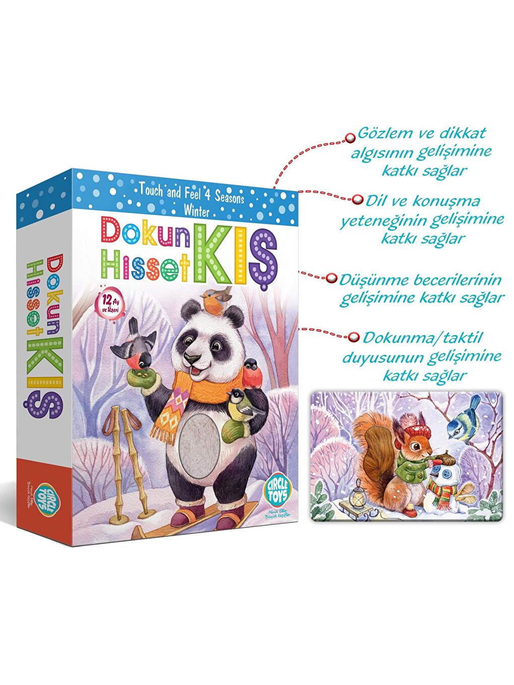 Circle Toys Karışık Dokun Hisset Kış - 3