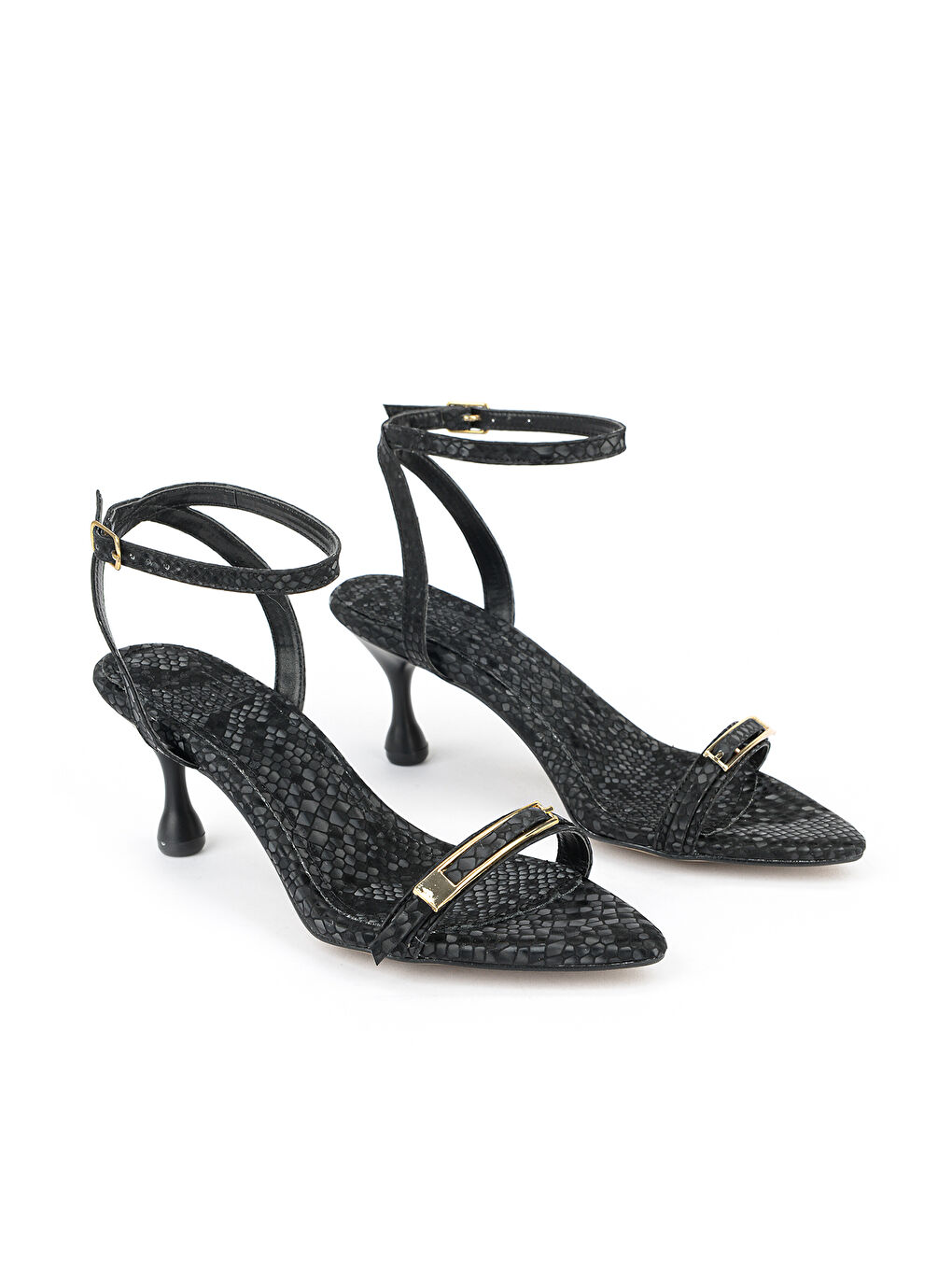 Kadın Topuklu Ayakkabı 161996Z607 Siyah-1