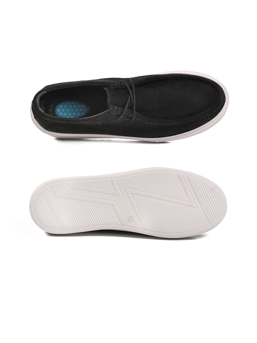 Siyah Nubuk Jel Taban Anatomik Erkek Casual Ayakkabı 1614 M-4