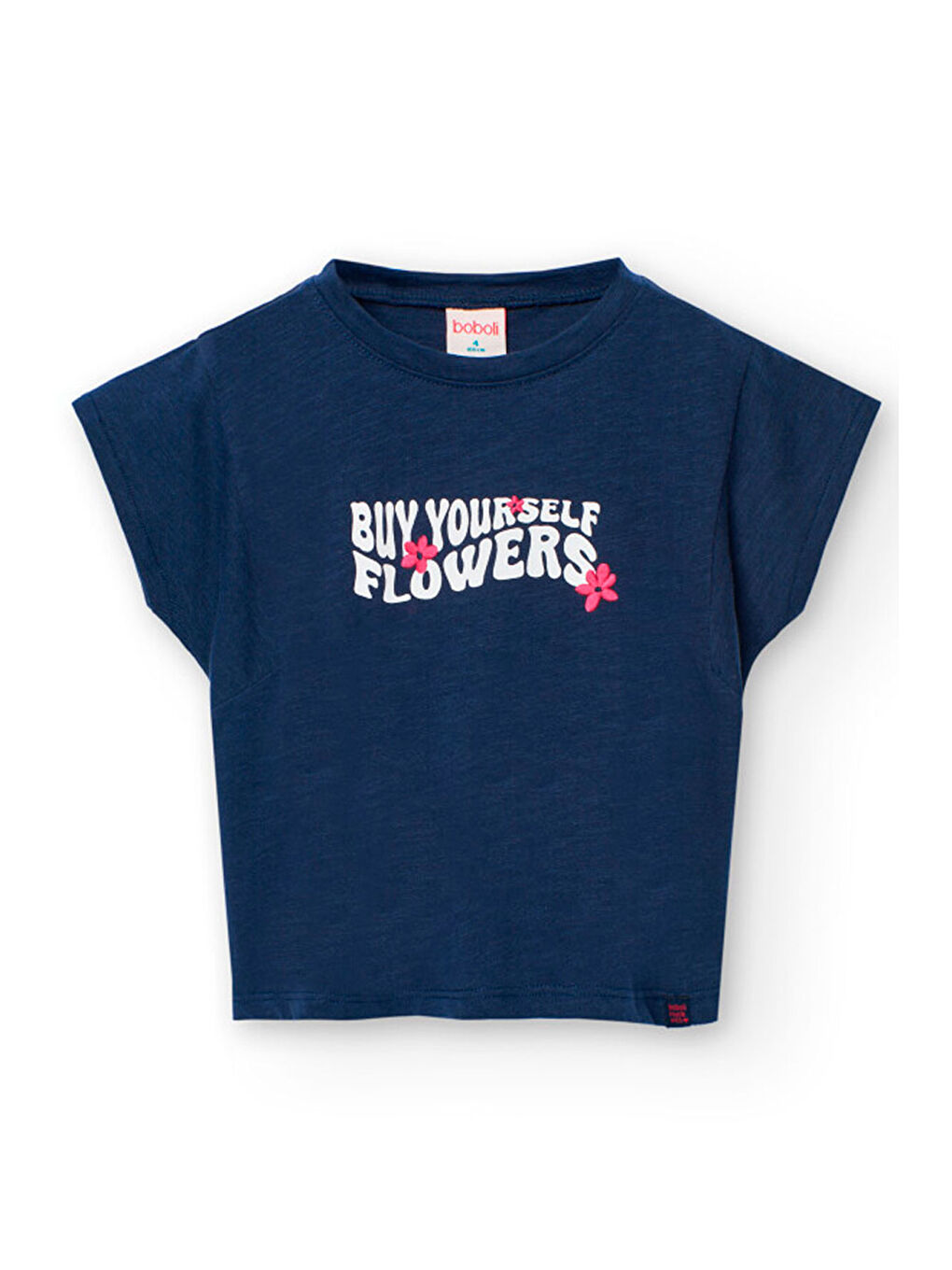 Lacivert Kız Çocuk Tişört-1