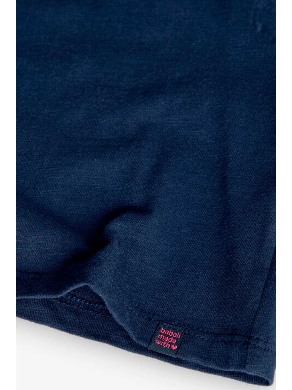 Lacivert Kız Çocuk Tişört-3