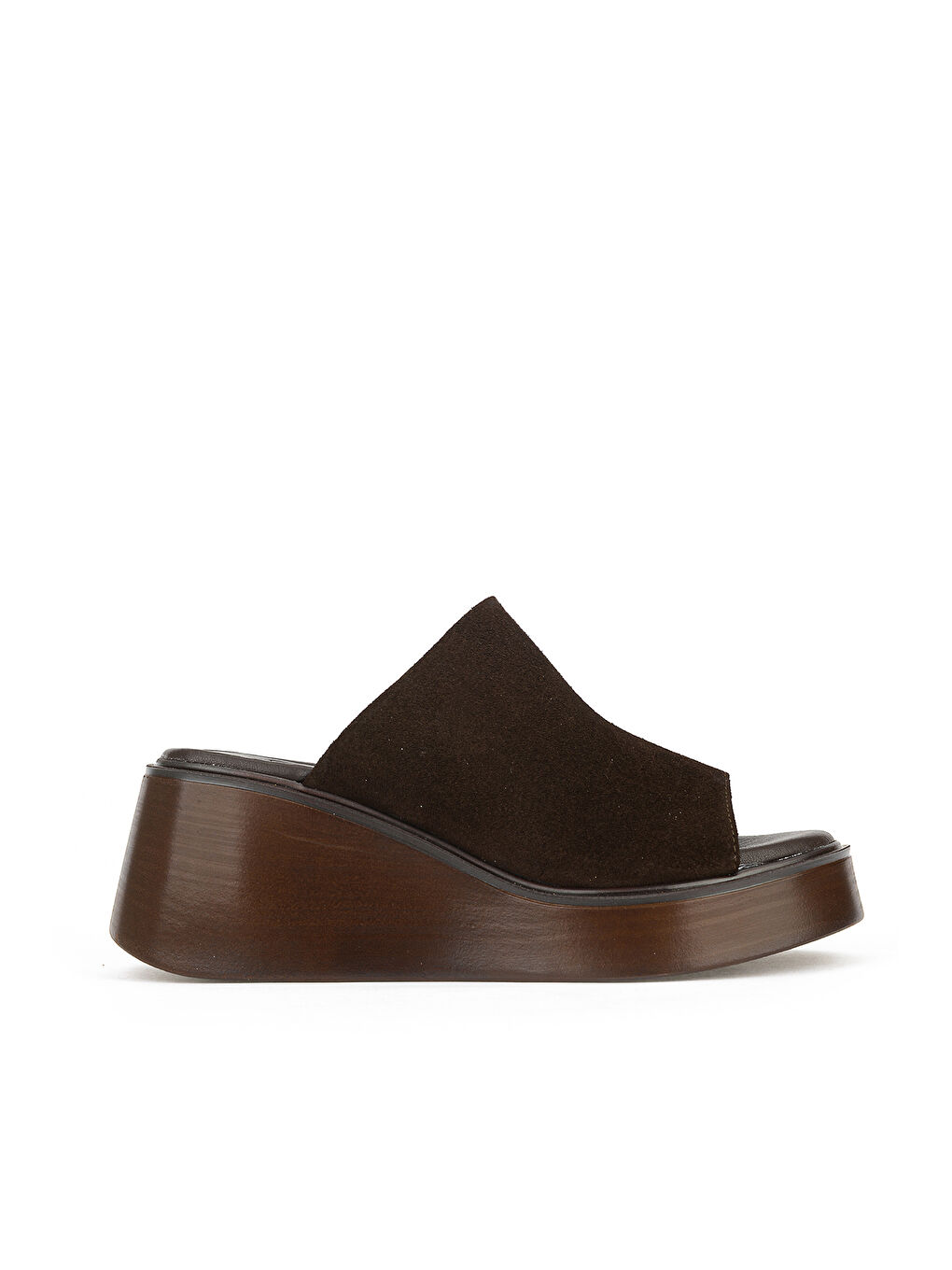 Kahverengi Kadın Hakiki Deri Dolgu Terlik 1611047Z1700 Kahve