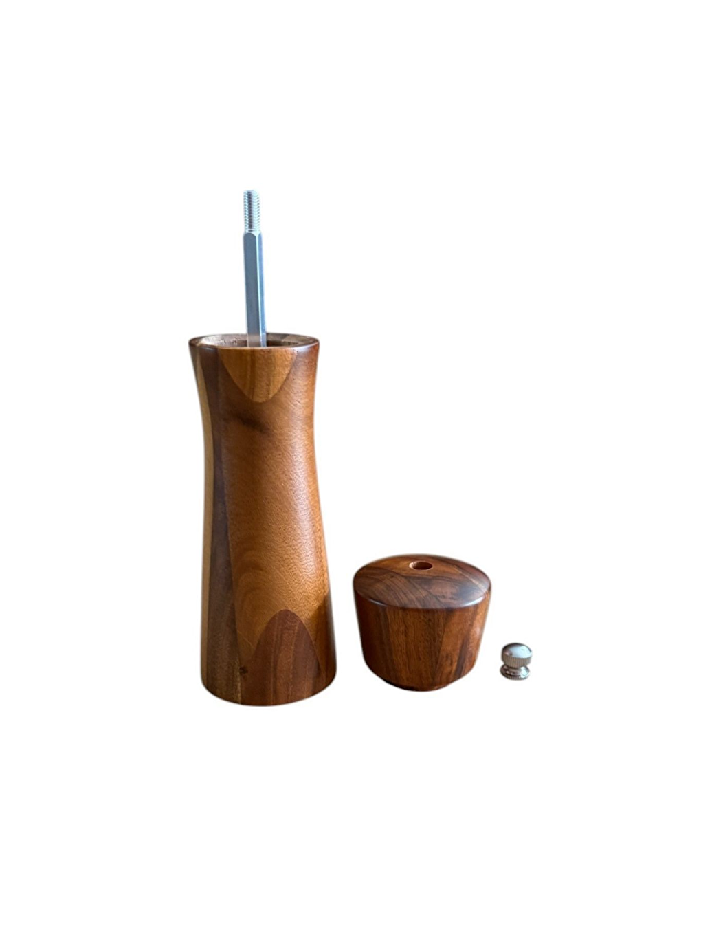 Kahverengi Ahşap Gövdeli Baharat Öğütücüsü 16 cm - 2 Adet - 395-3