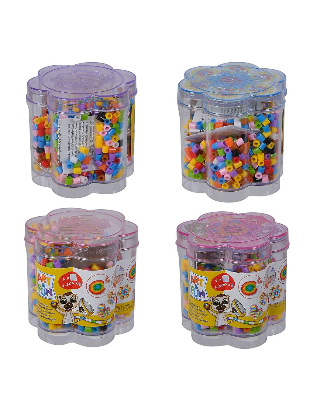 Art Fun Iron On Bead Set Flower Butterfly 106374144-1