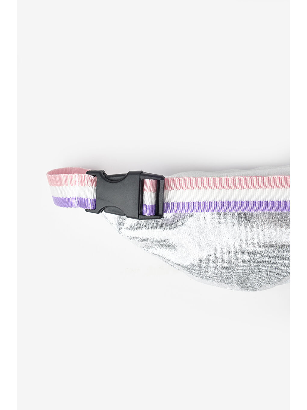 Gri Gümüş Figürlü Kız Çocuk Bel Çantası-2