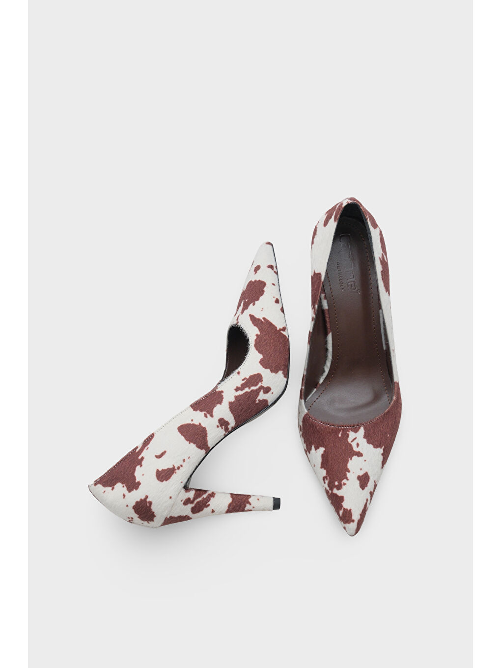 Kahverengi Tallie Orta Topuklu Stiletto-4