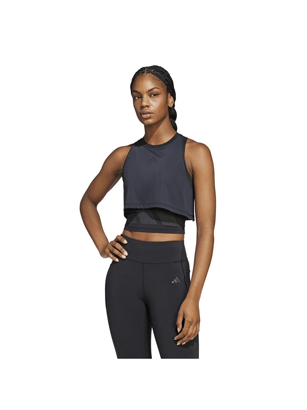 Cool Int. Kadın Siyah Yuvarlak Yaka Atlet