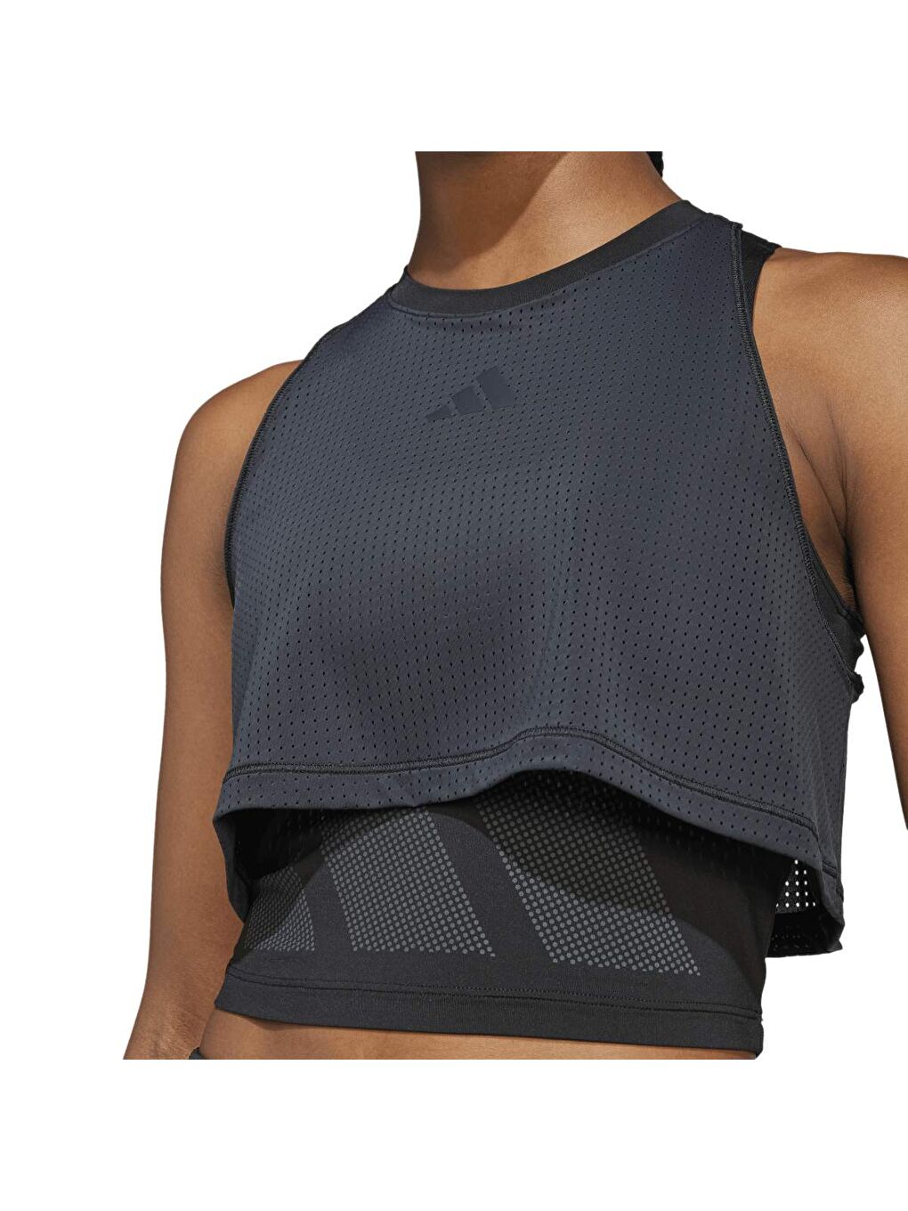 Cool Int. Kadın Siyah Yuvarlak Yaka Atlet-2