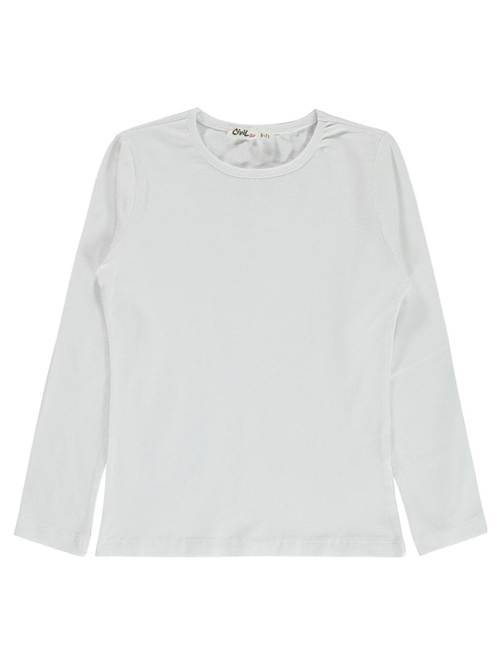 Girls Kız Çocuk Sweatshirt 6-9 Yaş Beyaz