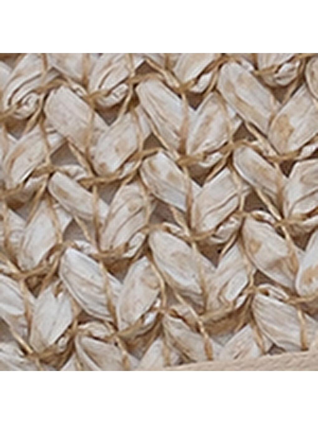 Bej Vanda Ahşap Tek Tokalı Leoparlı Hasırlı Dolgu Topuklu Kadın Sandalet-6