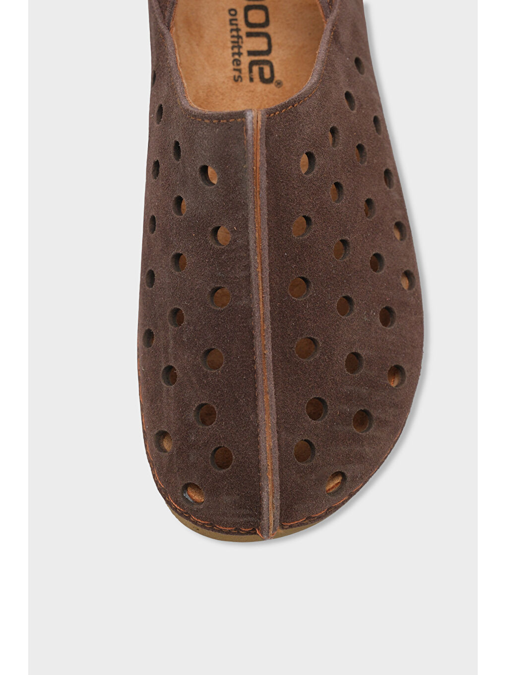 Kahverengi Meghan Hakiki Deri Soft Konfor Kadın Sandalet-2