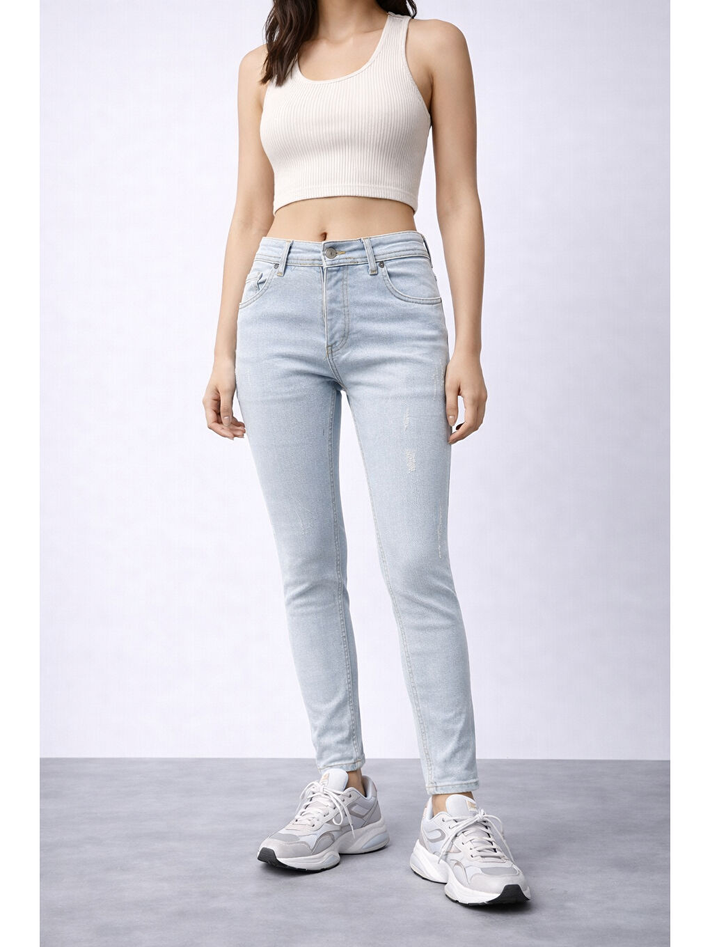 Mavi Açık mavi Jean